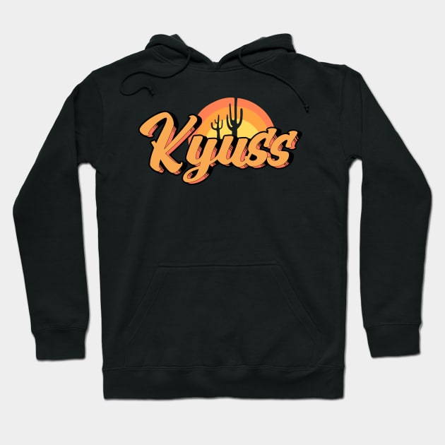 Kyuss Sunset 1987 Hoodie by asterami